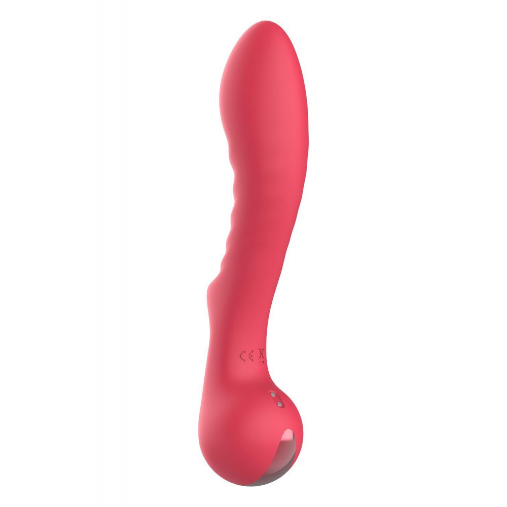 Секс игрушки - Вибратор рельефный для точки G Dream Toys Amour Aimee, красный 2