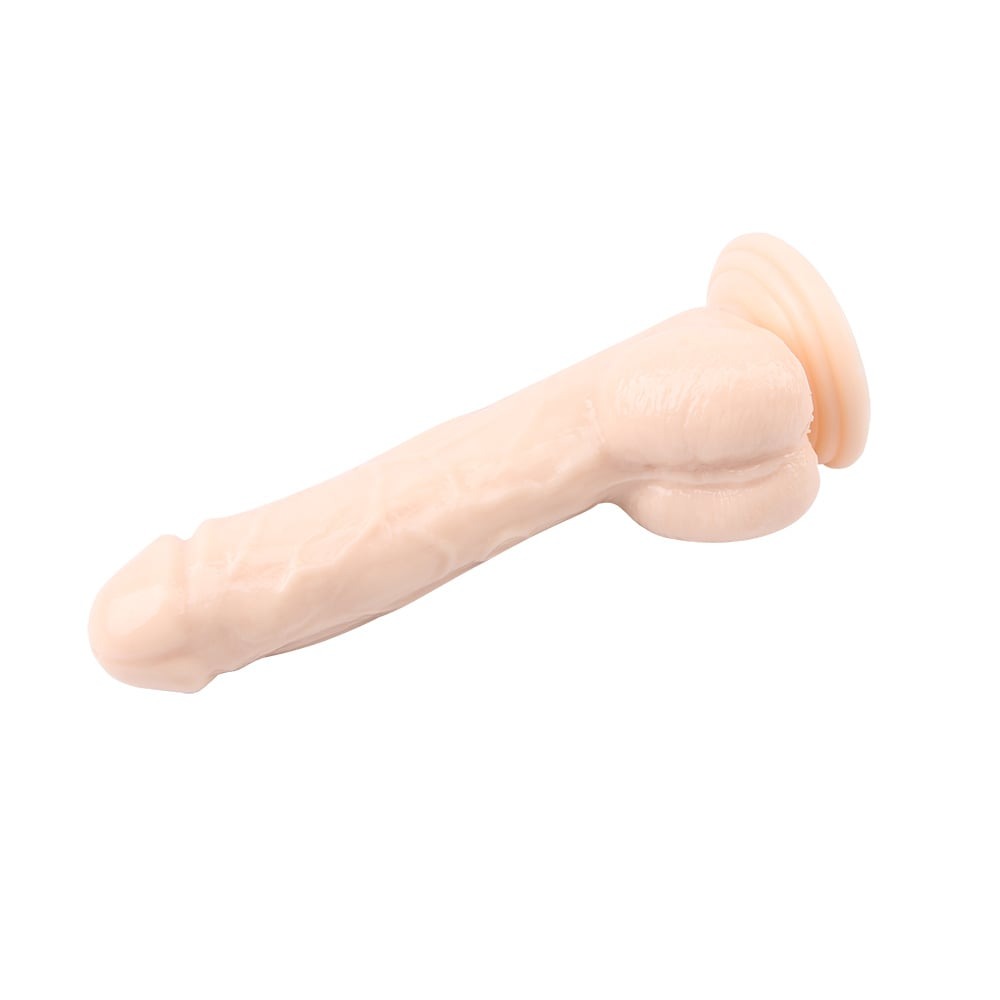 Секс игрушки - Вибратор реалистичный Chisa Ballsy Super Cock Jeff Stryker с пультом управления, телесный 5