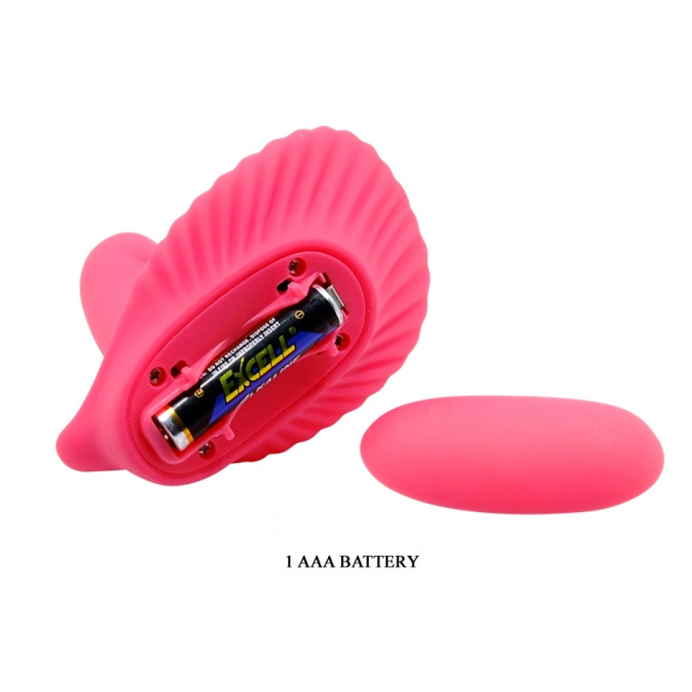 Вибратор - Вибробабочка с стимулятором клитора PRETTY LOVE - fancy clamshell , BI-014368 2