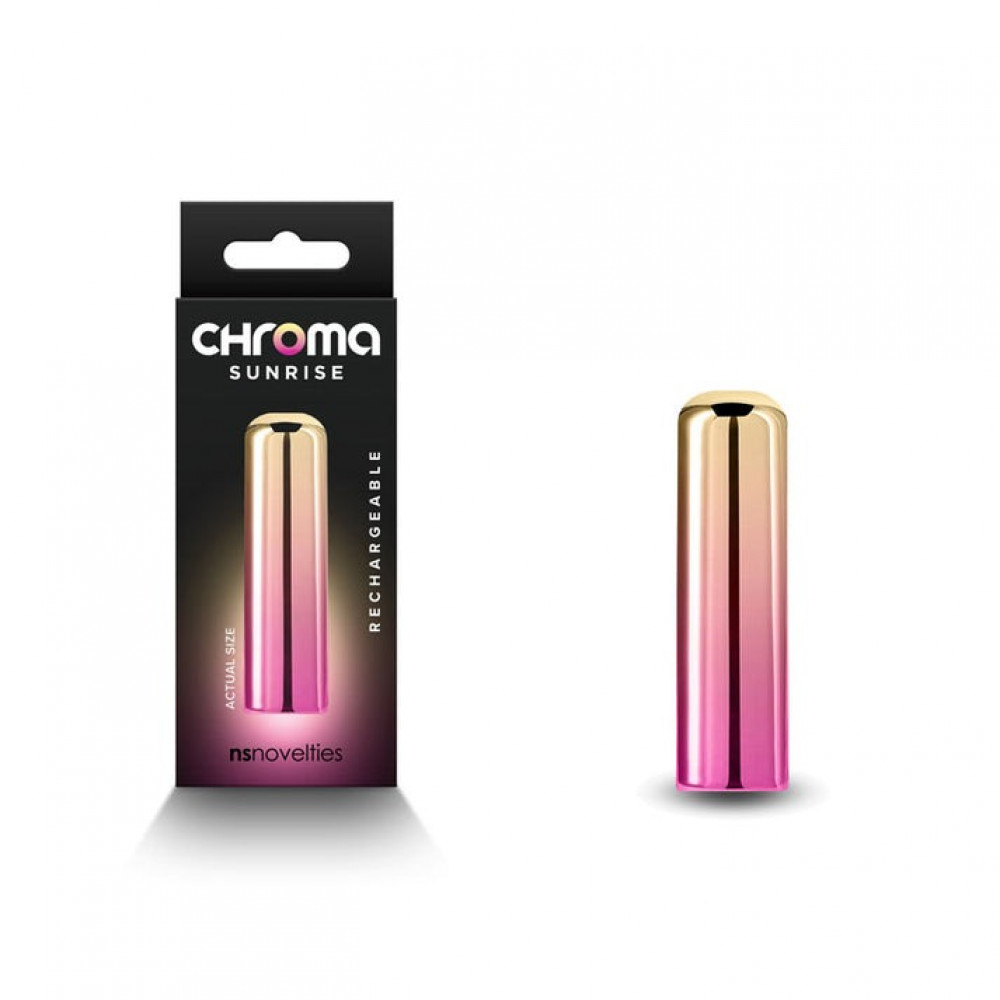 Секс игрушки - Вибропуля NS Novelties Chroma розово-золотистая, S