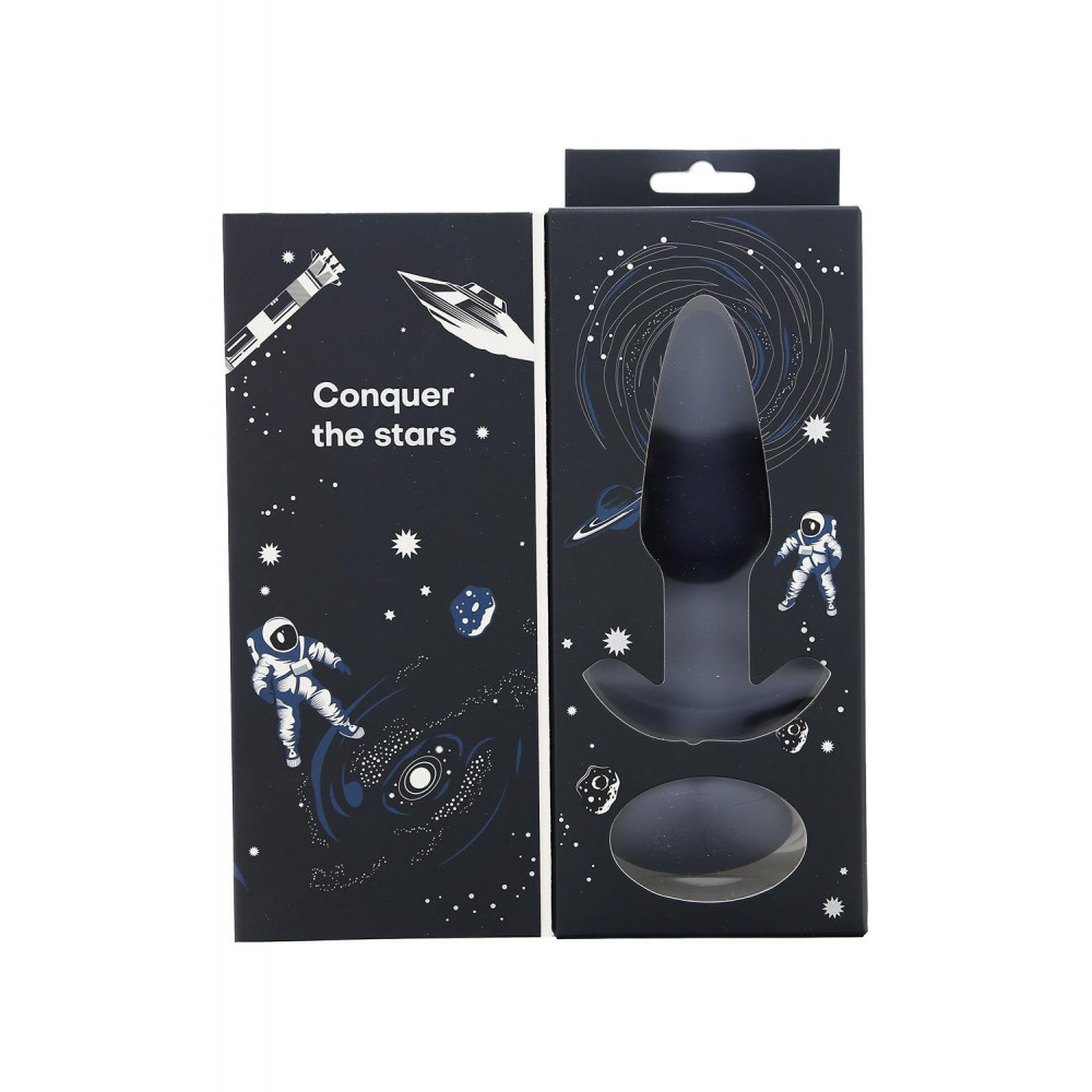 Секс игрушки - Вибрирующая анальная пробка Dream Toys Startroopers Pluto с пультом управления, черная 10