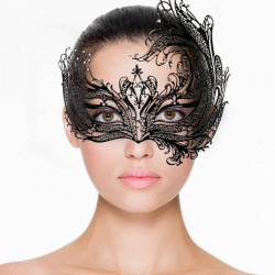 Маска металлическая золото Easytoys Metal Mask Black
