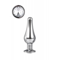 DT21823 Анальная пробка конической формы Dream Toys GLEAMING LOVE SILVER PLEASURE PLUG S