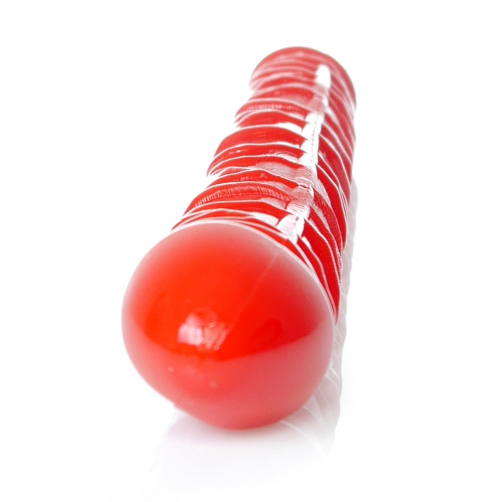 Фаллоимитатор - Двойной фаллоимитатор Boss Series: Flexible Double Dong Red, BS6700090 3