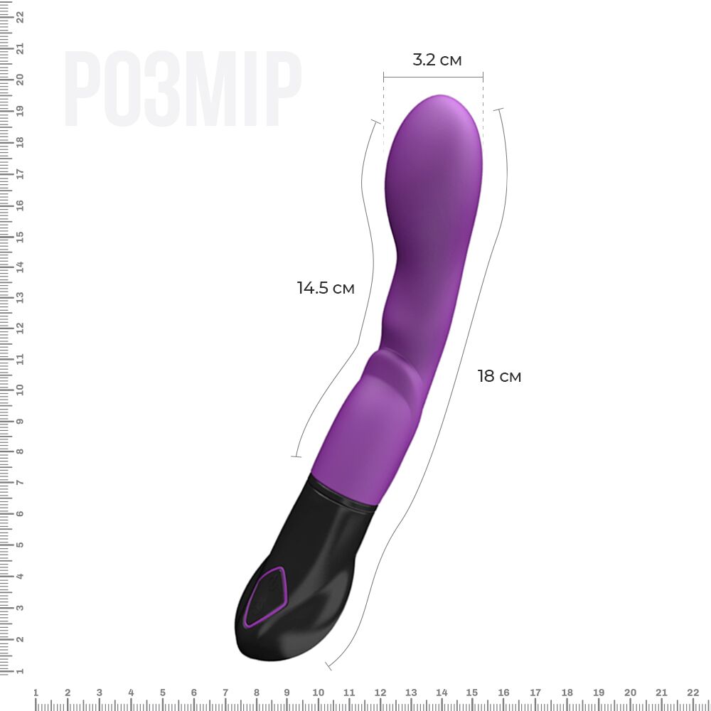 Стимулятор точки G - Вибратор Adrien Lastic Nyx, стимуляция точки G и входа во влагалище 4