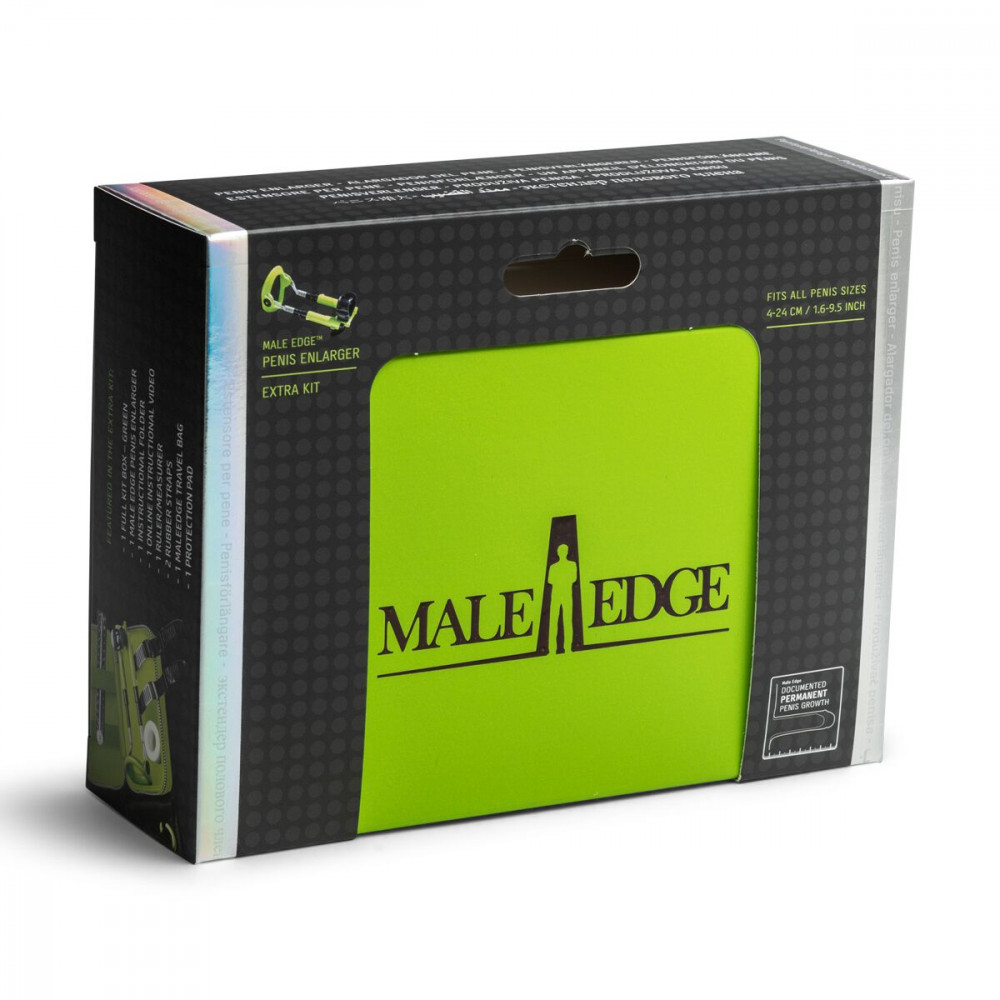  - Экстендер для увеличения члена Male Edge Extra, ремешковый, масса всего 65 г, прочный пластик 1