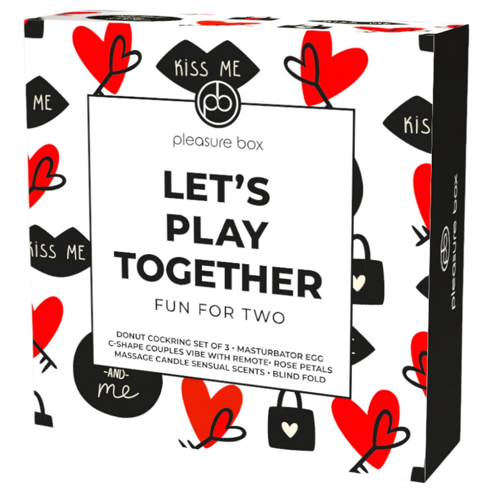 Секс игрушки - Подарочный набор для пары Dreamtoys Let'S Play Together, 9 предметов, красный 9