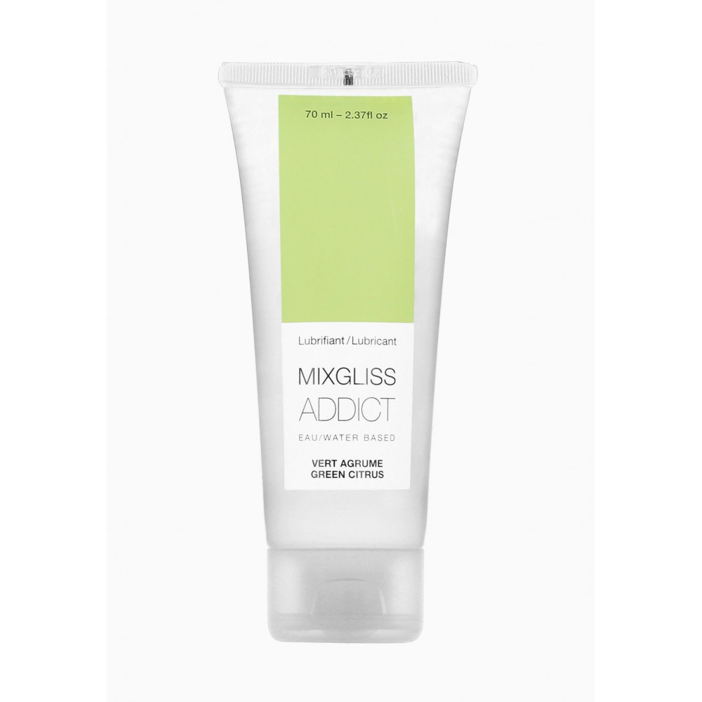 Смазка на водной основе - Лубрикант на водной основе MixGliss Addict Green Citrus (70 мл) Лайм