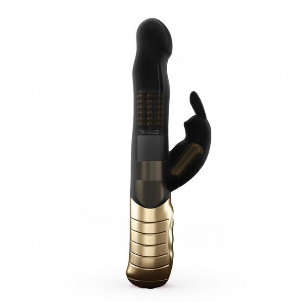 Вибратор-кролик - Вибратор-кролик Dorcel Baby Rabbit Gold 2.0 с жемчужным массажем и вращающейся головкой