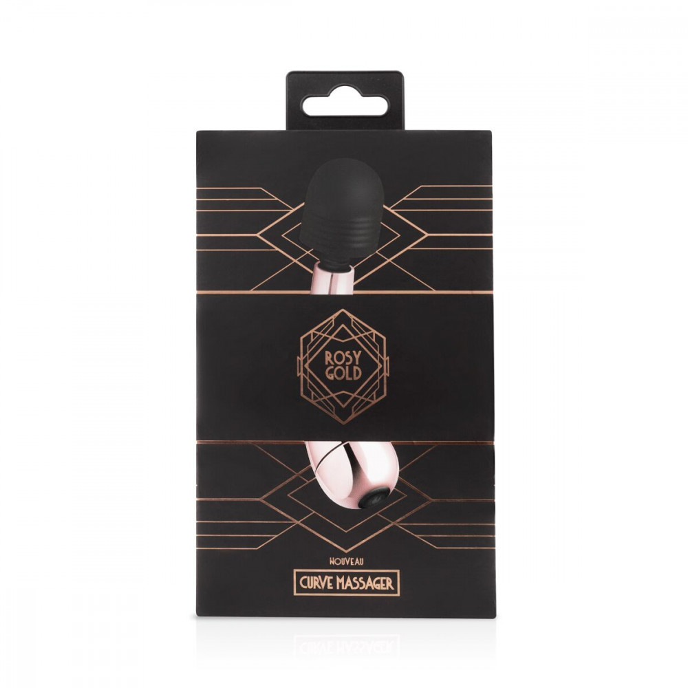 Вибромассажеры - Мини-вибромассажер Rosy Gold — Nouveau Mini Curve Massager 2