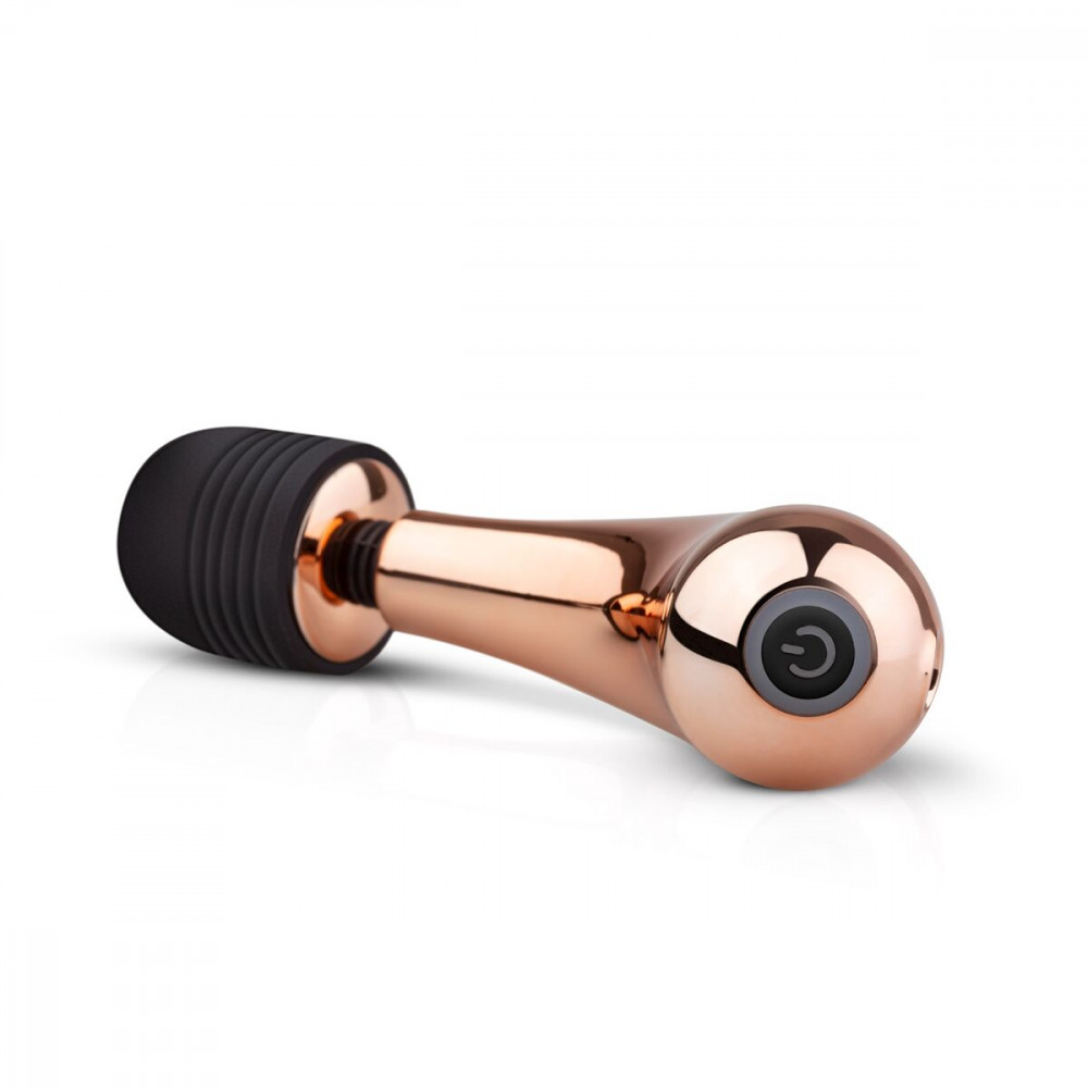 Вибромассажеры - Мини-вибромассажер Rosy Gold — Nouveau Mini Curve Massager 4