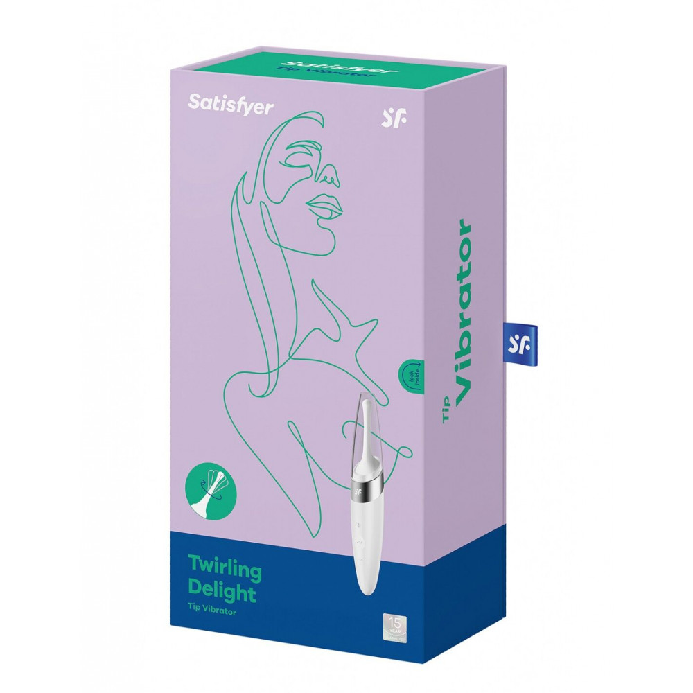 Клиторальный вибратор - Вибратор для клитора Satisfyer Twirling Delight (White) 1