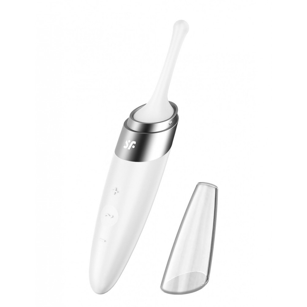 Клиторальный вибратор - Вибратор для клитора Satisfyer Twirling Delight (White)