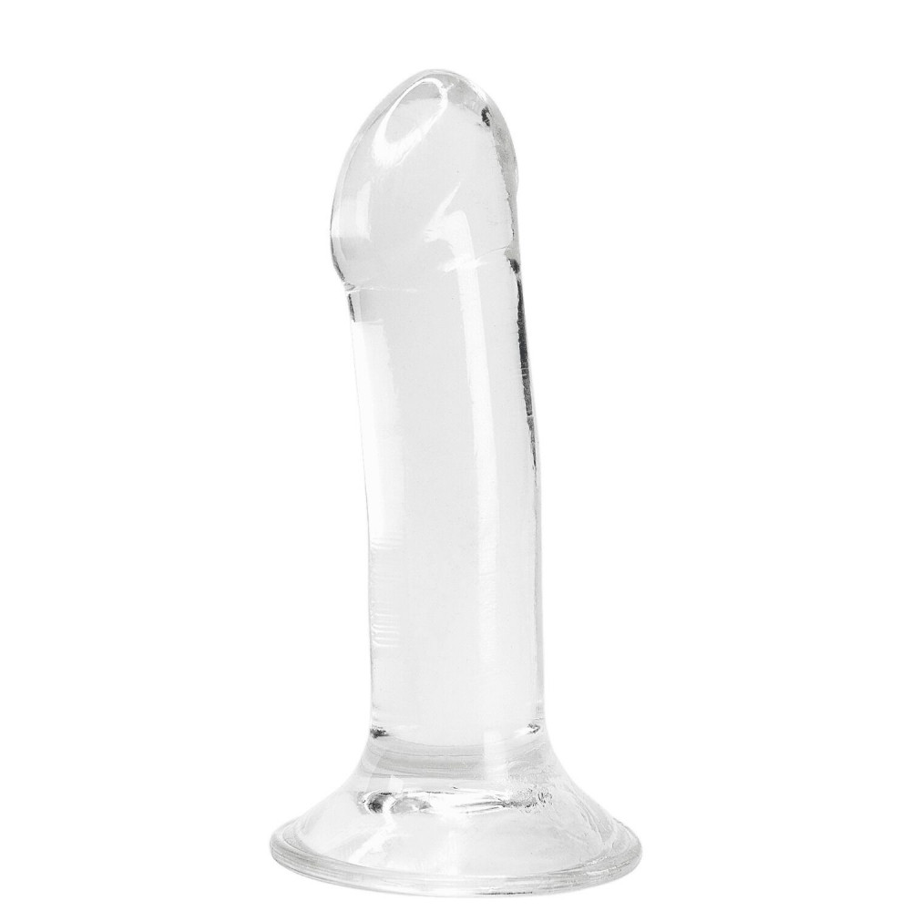 Фаллоимитаторы на присоске, двойные - Прозрачный фаллоимитатор Alive Valiant Jelly Dildo