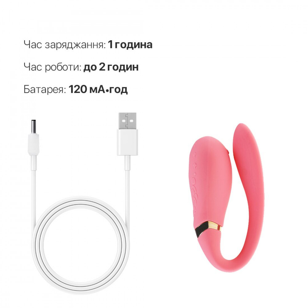 Вибраторы для пар - Смартвибратор для пар Zalo — Fanfan Rouge Pink 4