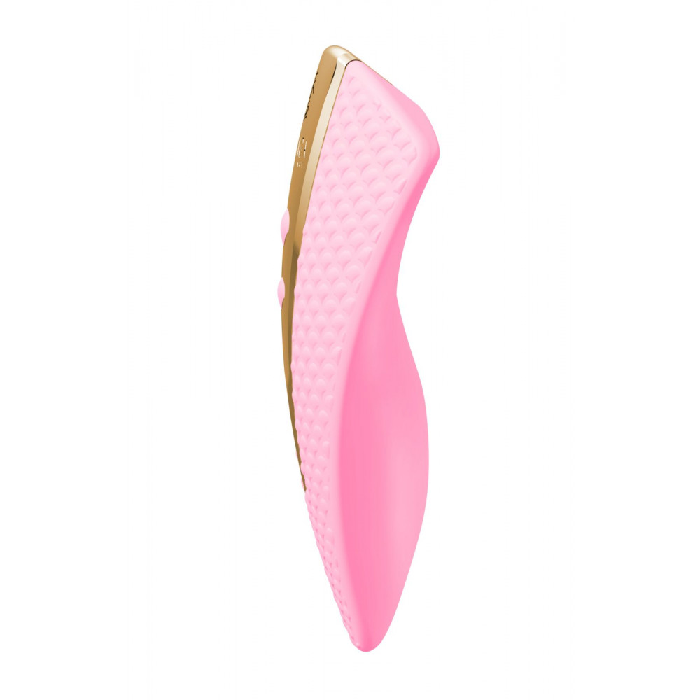 Клиторальный вибратор - Клиторальный вибратор Shunga Obi Light Pink 7