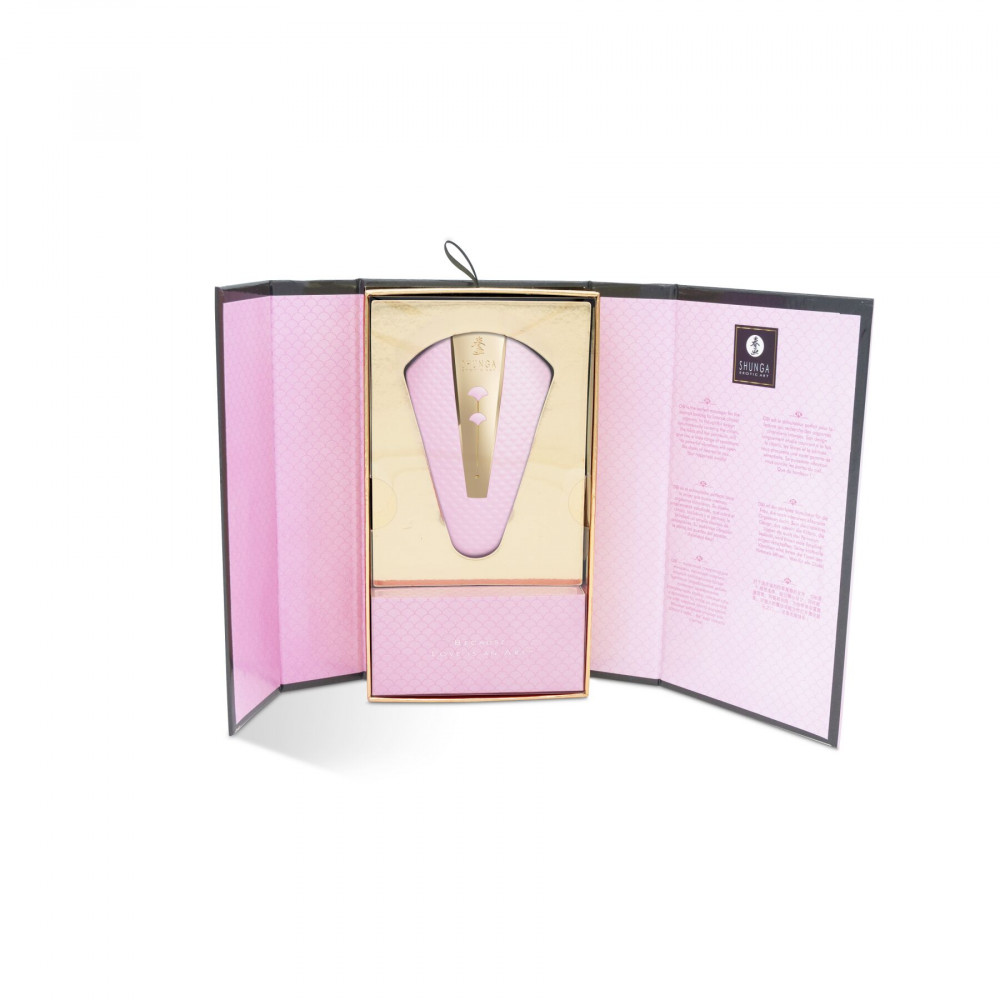 Клиторальный вибратор - Клиторальный вибратор Shunga Obi Light Pink 3