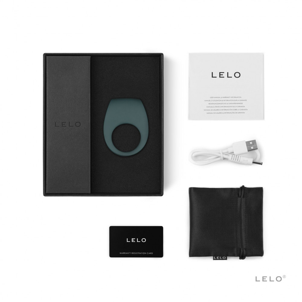 Эрекционные кольца с вибрацией - Эрекционное кольцо с вибрацией LELO Tor 2 Green 2