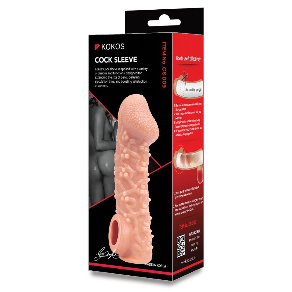 Насадки на член - Насадка на член Kokos Cock Sleeve CS 009 L 5