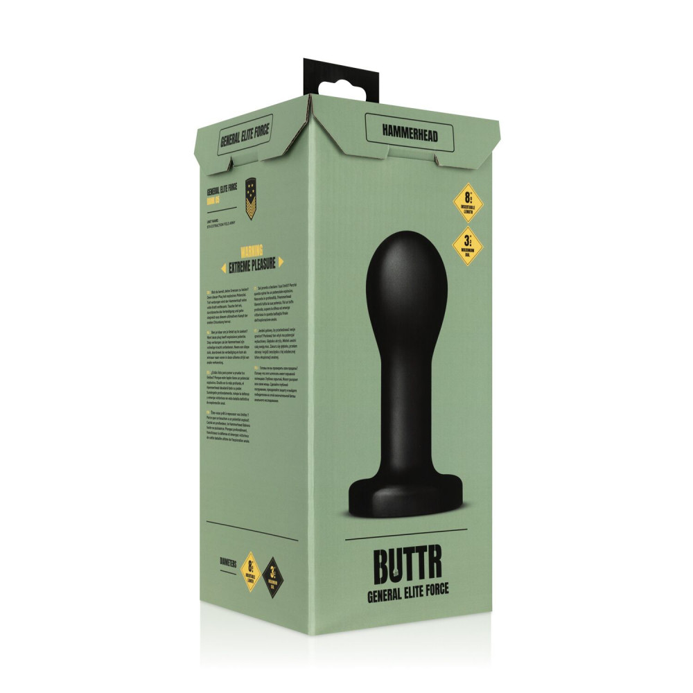 Анальные игрушки - Анальная пробка BUTTR - Hammerhead Butt Plug 6