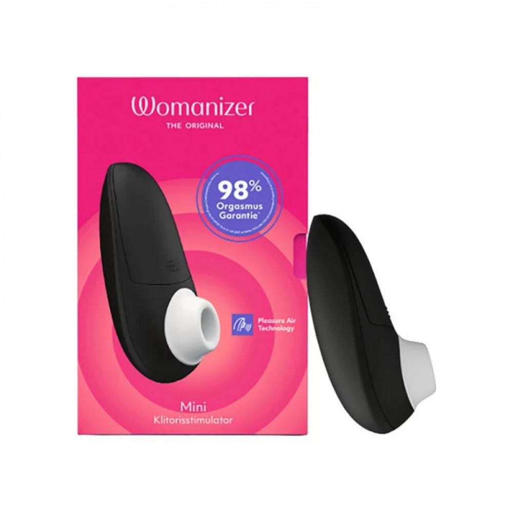 Секс игрушки - Вакуумный мини-стимулятор клитора Womanizer Mini 2, черный