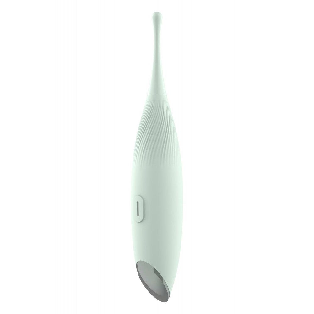 Вибратор - Вибратор для клиторальной стимуляции Dream Toys Glam Pin Point Stimulator, с двумя насадками, мятный 2