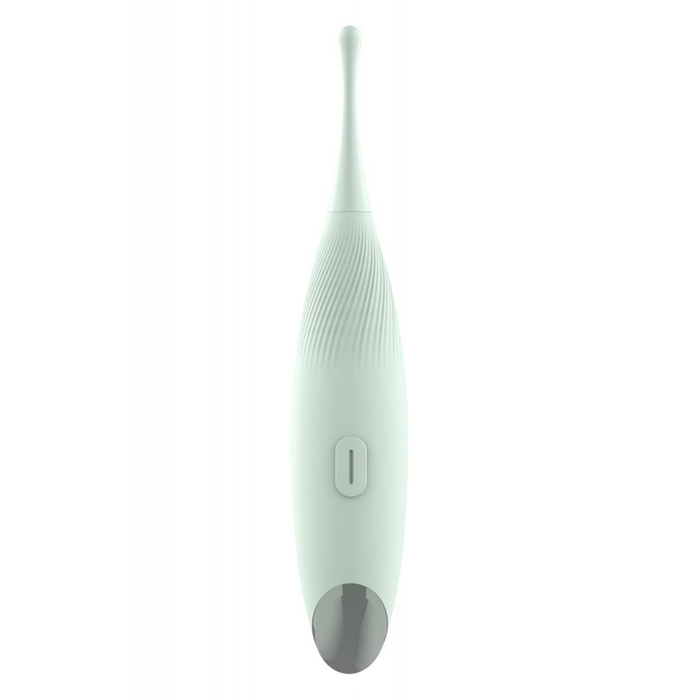 Вибратор - Вибратор для клиторальной стимуляции Dream Toys Glam Pin Point Stimulator, с двумя насадками, мятный 1