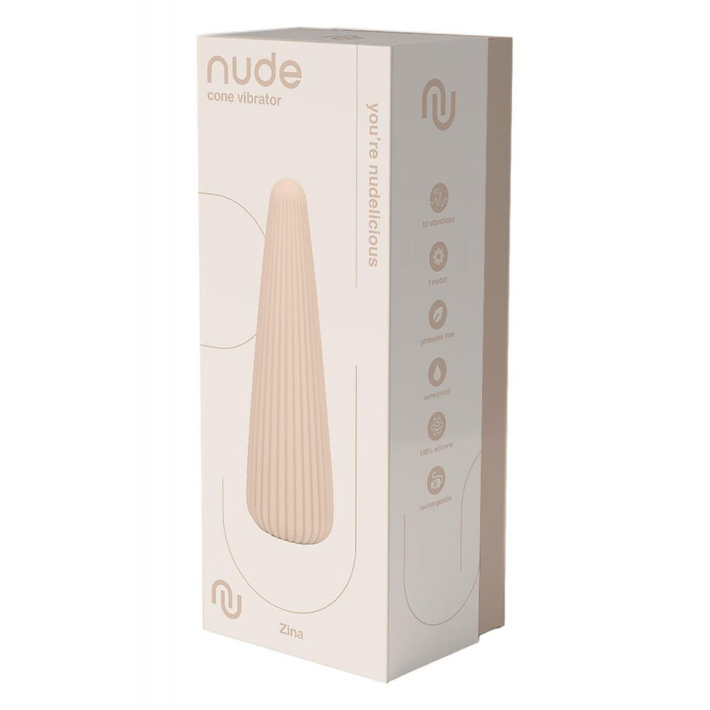 Секс игрушки - Вибратор для тренировки мышц Кегеля Dream Toys Nude Zina дорожный размер нюдовый 5