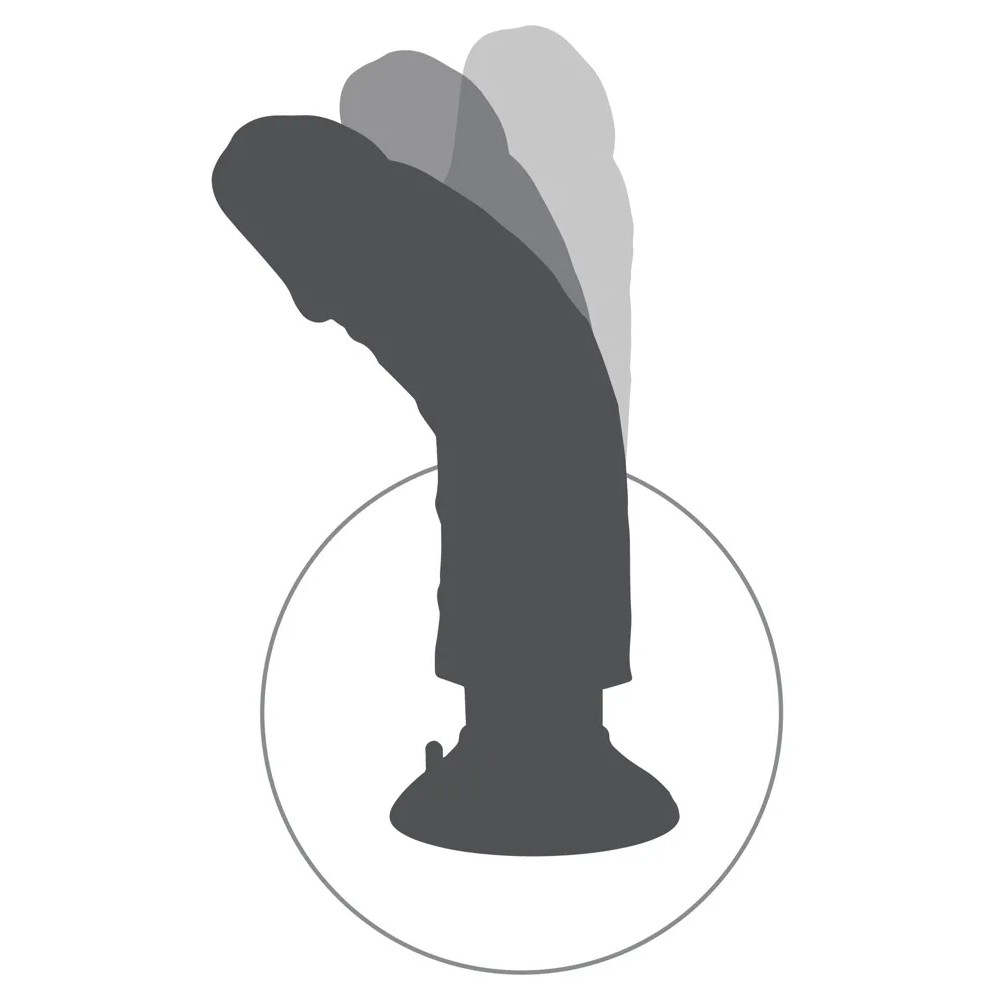 Вибратор - Вибратор на присоске King Cock бежевый, 8'' 4