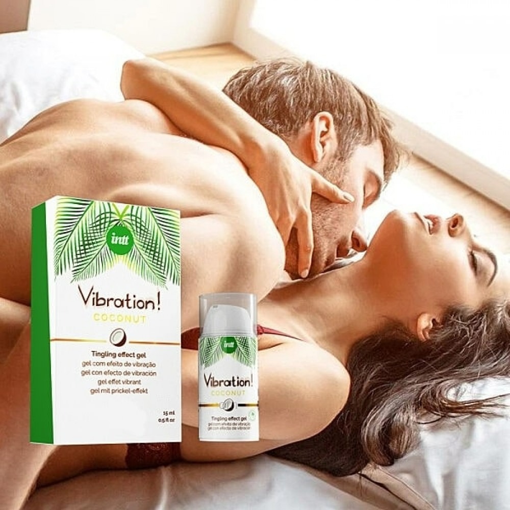 Женские возбудители - Жидкий вибратор Intt Vibration Coconut NEW 100% Vegan 15 мл 4