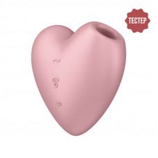 Вакуумный стимулятор для клитора Cutie Heart цвет: розовый Satisfyer