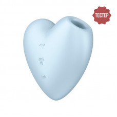 Вакуумный стимулятор клитора Cutie Heart голубой Satisfyer