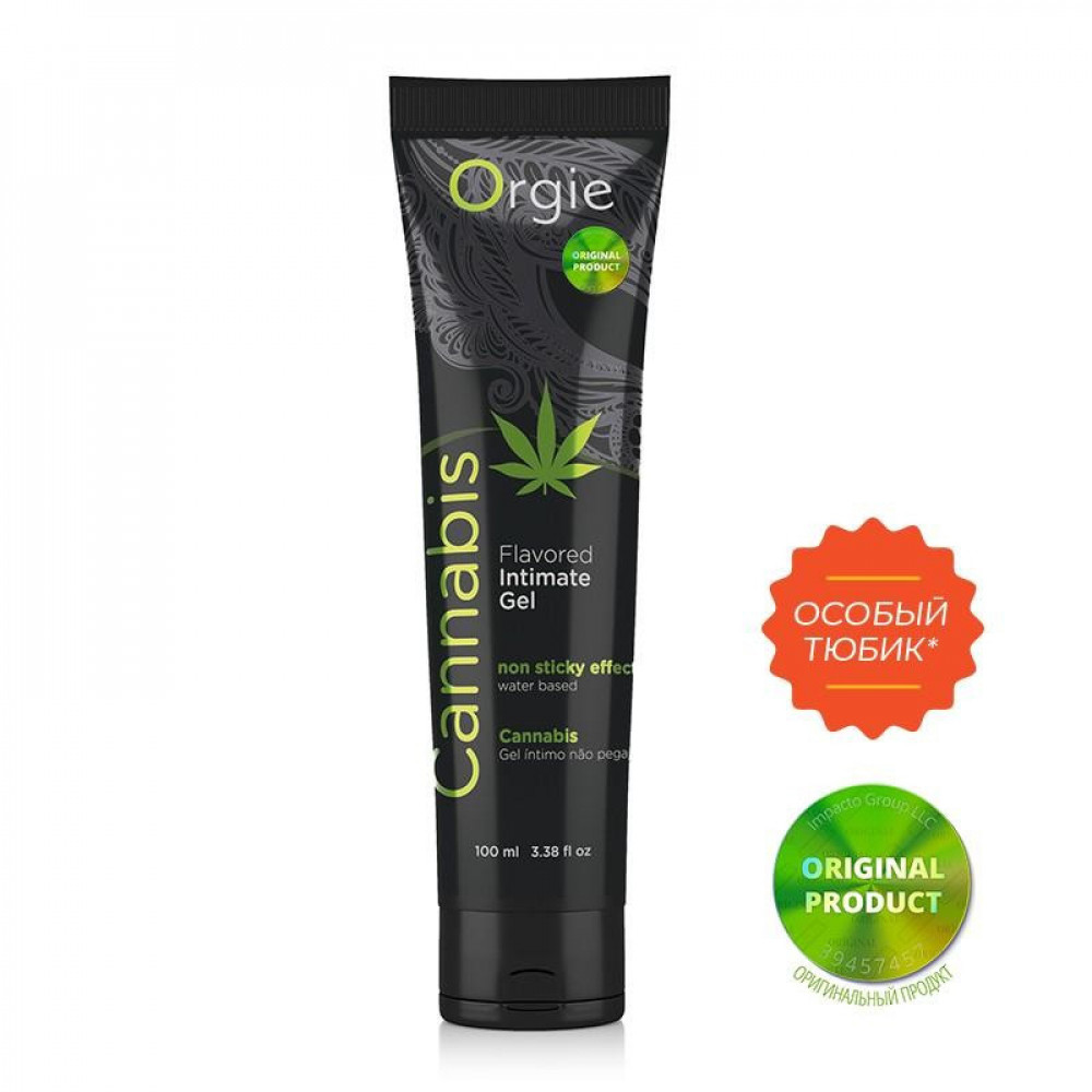 Оральные смазки - Съедобный лубрикант LUBE TUBE КАННАБИС Orgie Бразилия-Португалия 1