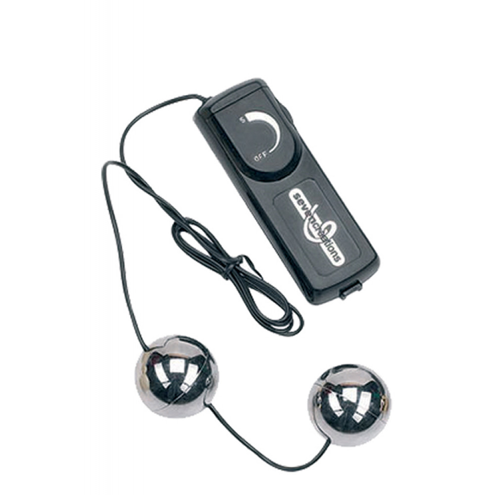 Вагинальные шарики - Вагинальные шарики Vibrating Balls, SILVER