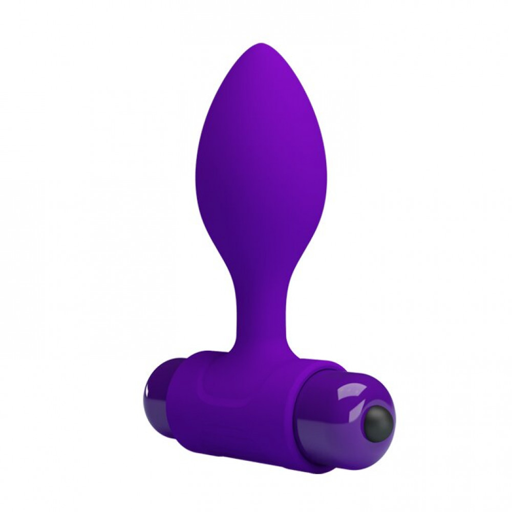 Анальные игрушки - Силиконовая вибропробка Pretty Love « Vibro but plag » BI-040077-1 9