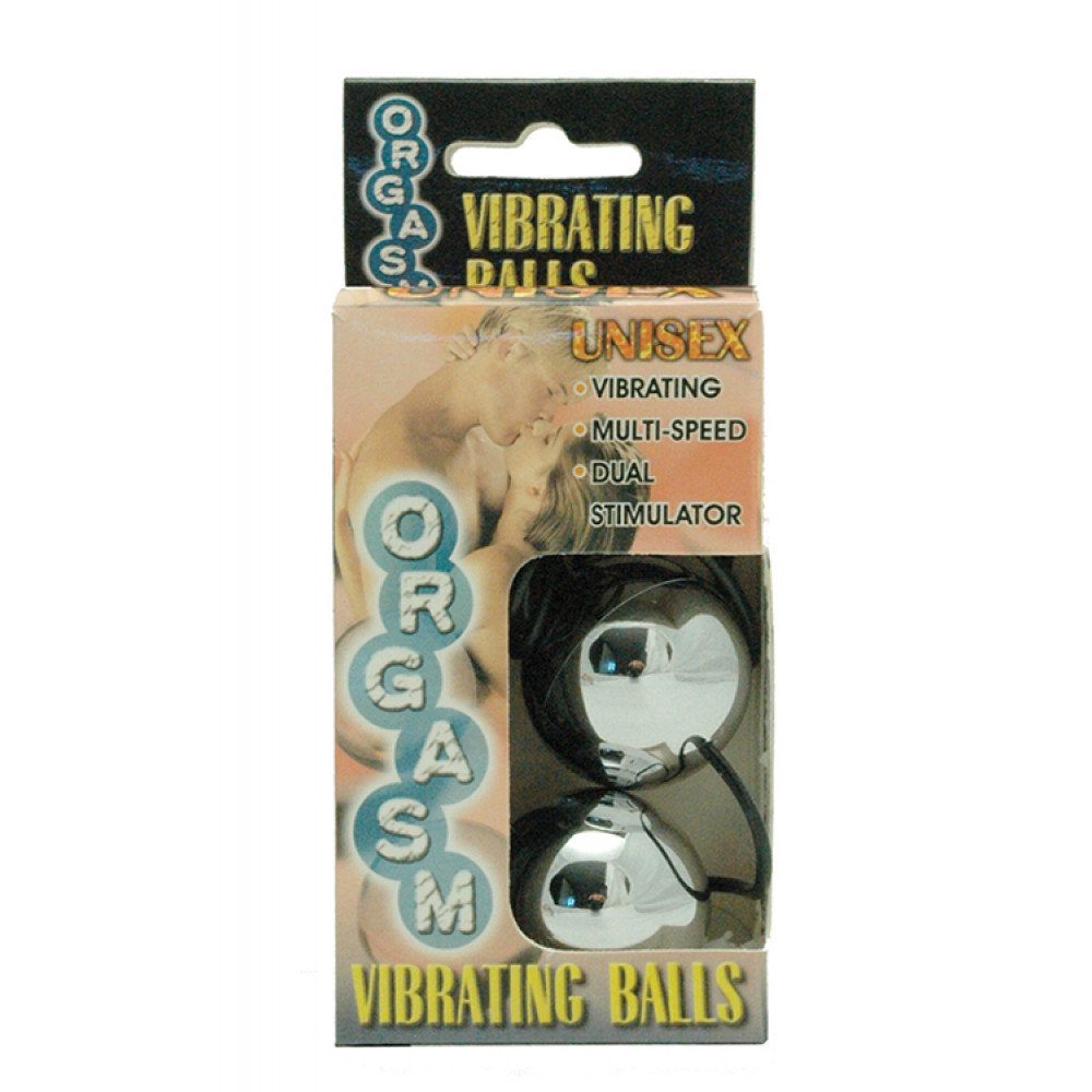 Вагинальные шарики - Вагинальные шарики Vibrating Balls, SILVER 1