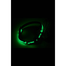 Кляп с шариком Dreamtoys RADIANT Ball Gag светящийся в темноте, зеленый