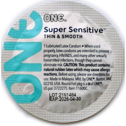 Презервативы One Super Sensitive Дизайн Перо, 5 штук