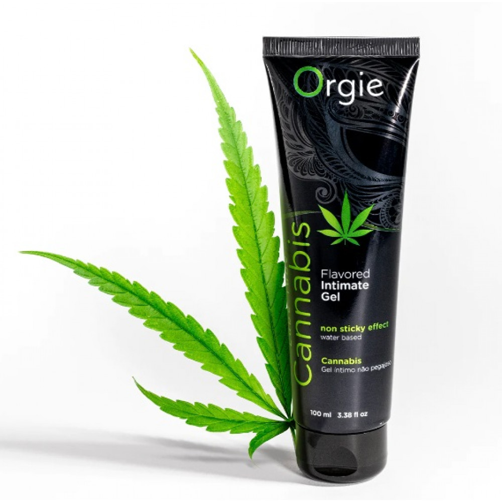 Оральные смазки - Съедобный лубрикант LUBE TUBE КАННАБИС Orgie Бразилия-Португалия