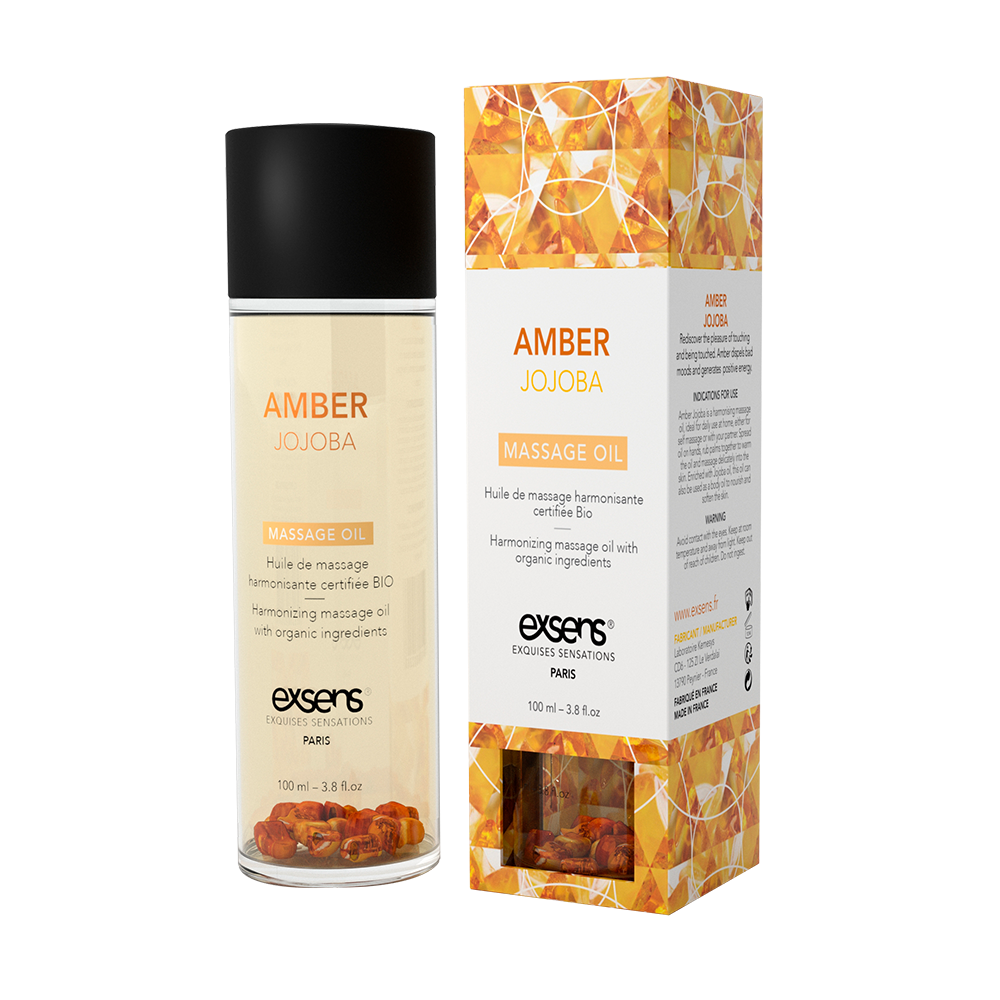 Массажные масла - Распродажа!!! Массажное масло EXSENS Amber Jojoba (с янтарем) 100мл (срок 09.2023)