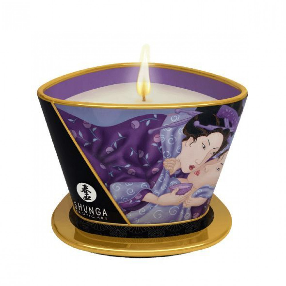 Массажные свечи - Массажная свеча Shunga Massage Candle – Exotic Fruits (170 мл) с афродизиаками