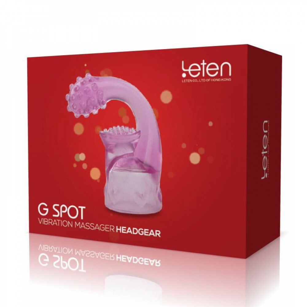  - Насадка для вибромассажера Leten G SPOT HEADGEAR - 3 (40 x 82 мм) 3