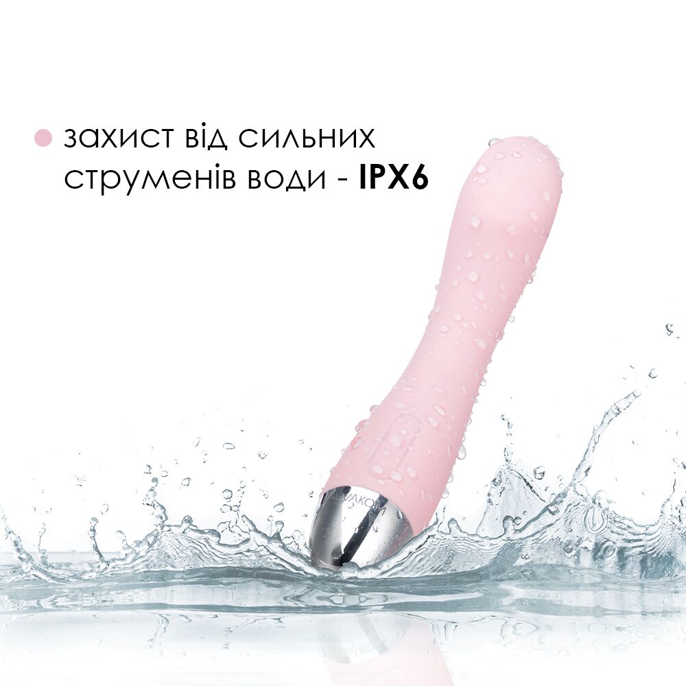 Стимулятор точки G - Вибратор для точки G с интеллектуальным режимом Svakom Amy Pale Plink 4