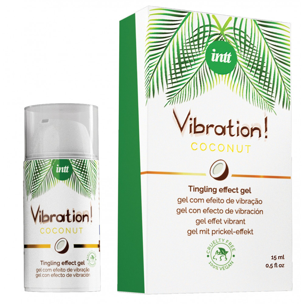 Женские возбудители - Жидкий вибратор Intt Vibration Coconut Vegan (15 мл)