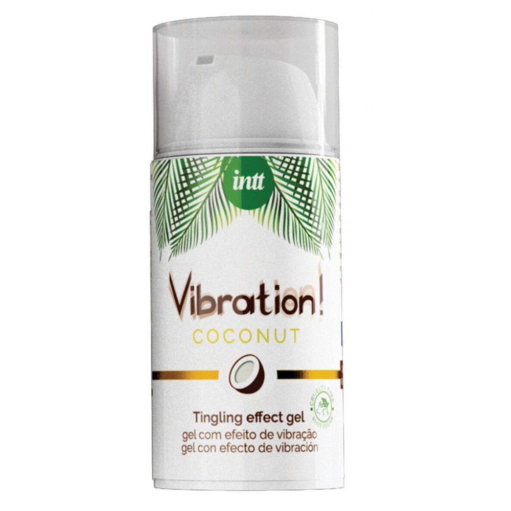 Женские возбудители - Жидкий вибратор Intt Vibration Coconut Vegan (15 мл) 2