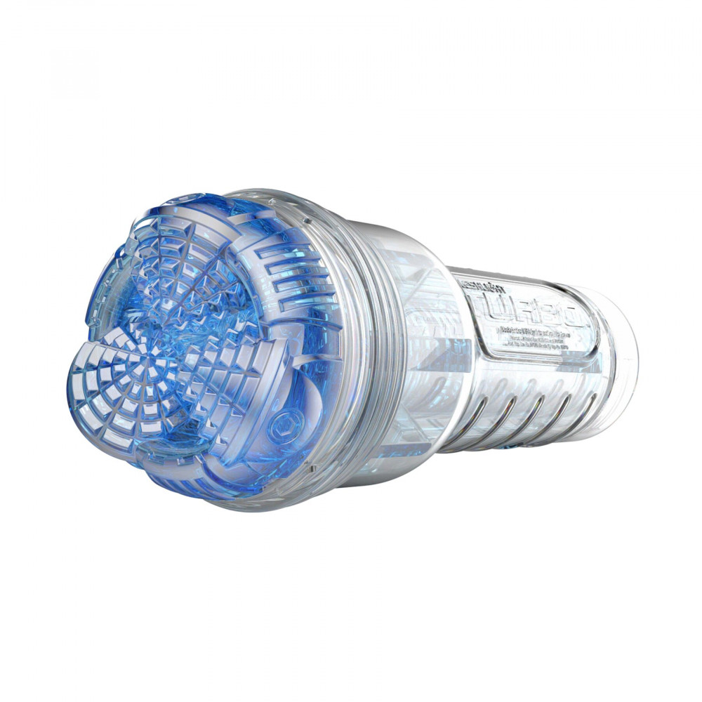 Другие мастурбаторы - Мастурбатор Fleshlight Turbo Core Blue Ice, оральный секс (глубокое горло) 5