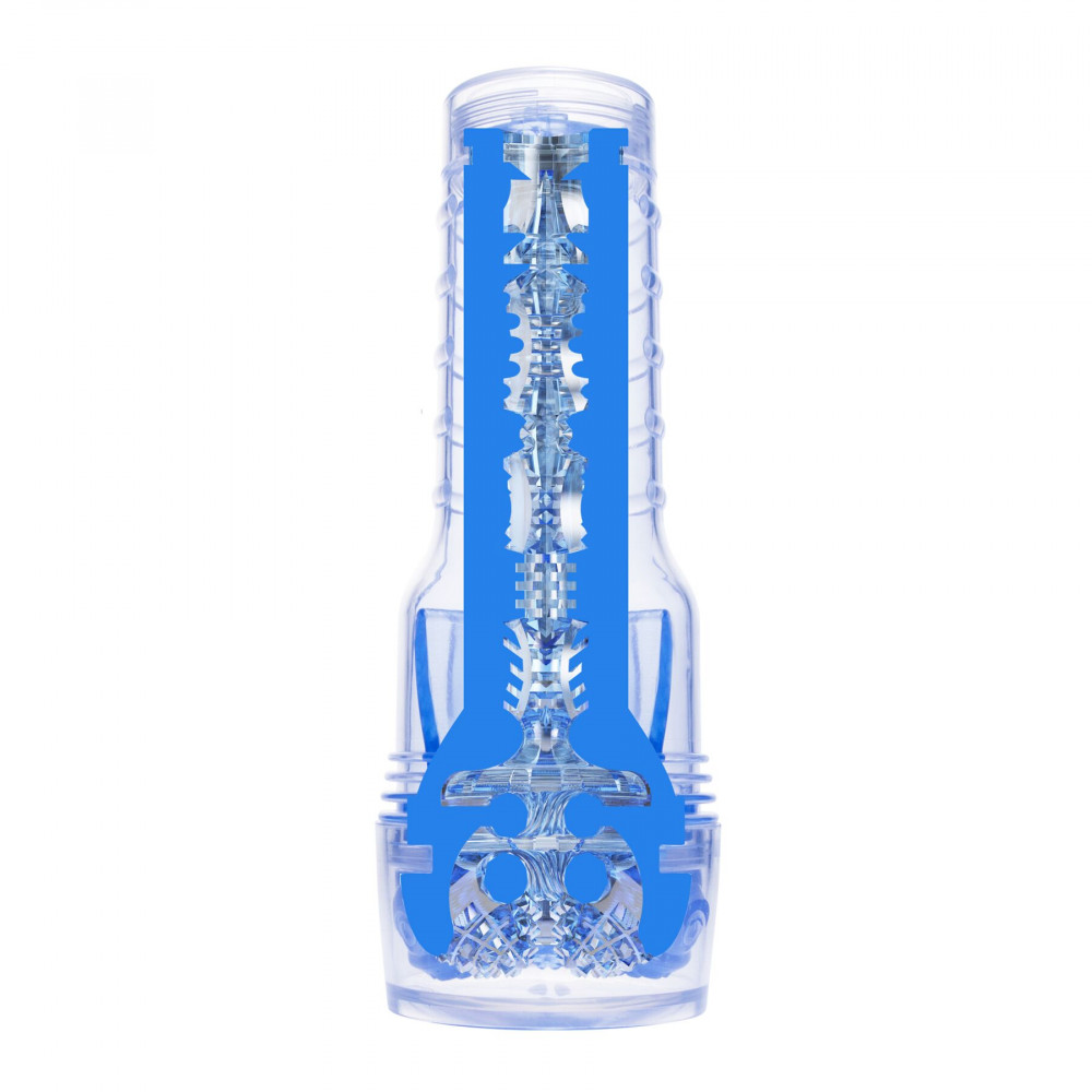 Другие мастурбаторы - Мастурбатор Fleshlight Turbo Core Blue Ice, оральный секс (глубокое горло) 2