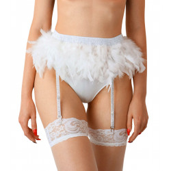 Пояс для чулок Art of Sex - Sweet Angel, размер XS-2XL, цвет белый