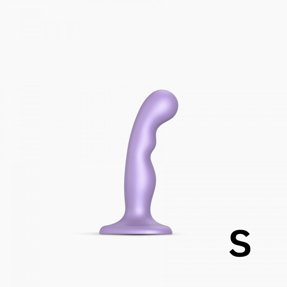 Страпон - Насадка для страпона Strap-On-Me Dildo Plug P&G Lilas Metallic S
