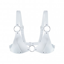 Лиф из натуральной кожи Feral Feelings - Bikini Top White